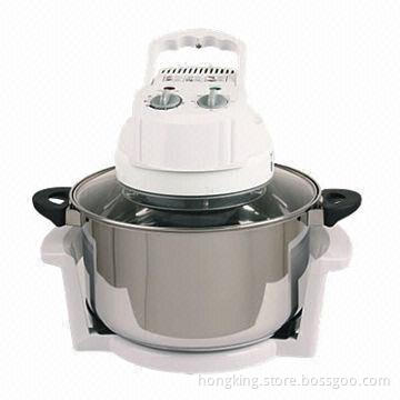 Convection Oven with 12.0L Capacity and Bread Rack, Very Thick Stainless Steel Pot